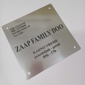 Table za firme, Reklamne table za firmu