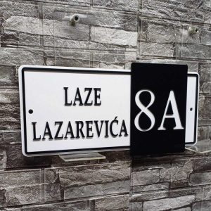 Moderni kućni brojevi